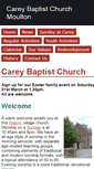 Mobile Screenshot of careybaptist.org.uk